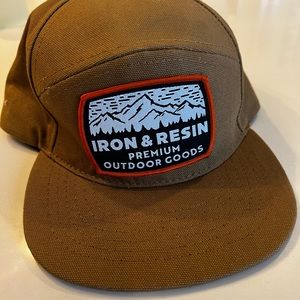 Iron and Resin 5 Panel Hat - Brand New